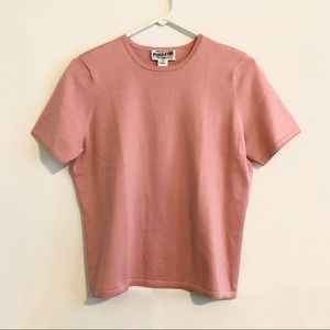 Pendleton Sweater Short Sleeve Petite Medum